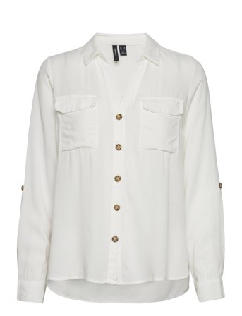 Vero Moda | Vmbumpy L/S Shirt New Wvn Ga Noos | XS