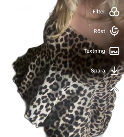 Leopardmönstrad tubtopp med volang
