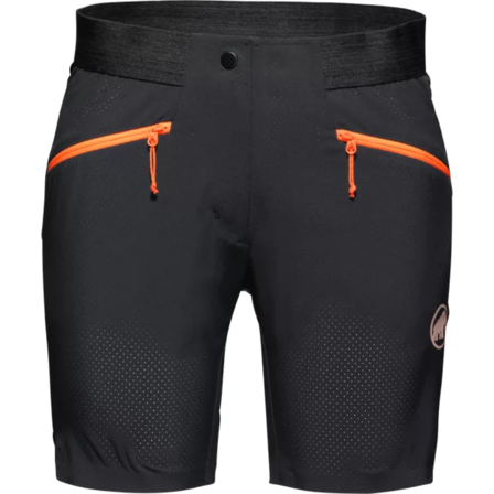 Mammut Sertig Shorts Women Black Vibrant Orange