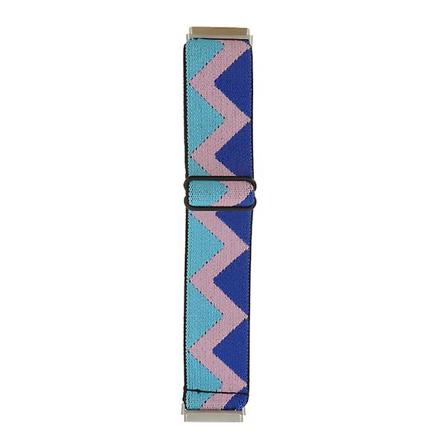 Vävande handledsrem Creative Watch Band Armband kompatibelt för Fitbit Versa Blue 4.3X2.6CM