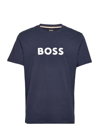 T-Shirt Rn Underwear Night & Loungewear Pyjama Tops Marineblå BOSS