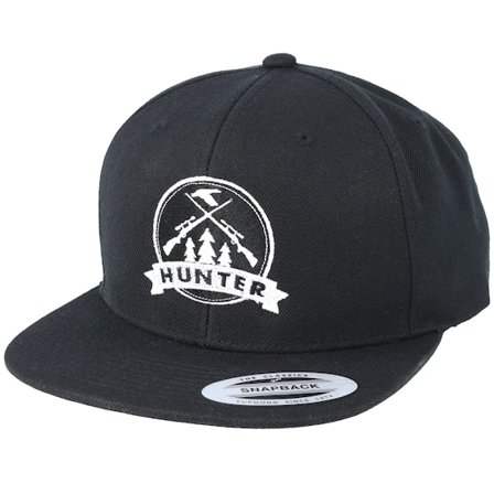 Hunter - Black snapback Czapka Z Daszkiem - Rifles Badge Black Snapback @ Hatstore