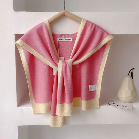 Strikket sjal falsk krage ROSA