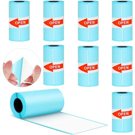 (57 x 30 mm) Itsekiinnittyvä tarrapaperirulla 9 kpl Lämpövalokuva