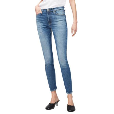 7 For All Mankind Jeans Skinny Slim , Blauw , Dames , Maat: W30
