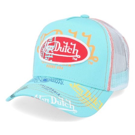Von Dutch - Blå trucker Keps - Brand Mint Trucker @ Hatstore