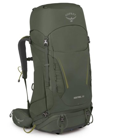 Osprey Kestrel 58 Bonsai Green