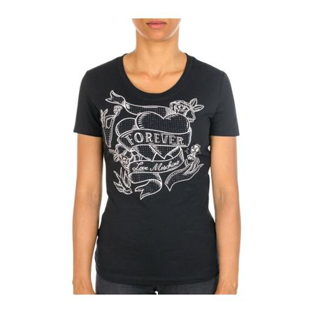 Love Moschino T-Shirts Sort, Dame