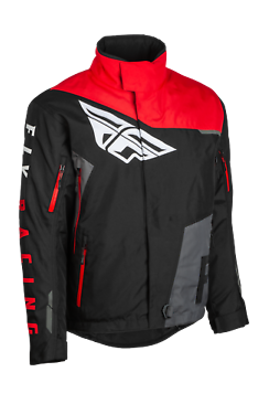 Jakke FLY Racing SNX Pro Barn Svart/Grå/Rød L