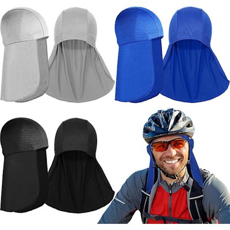 3-pack hjälmfodring med nackskydd, svalande skalle-keps svettabsorberande keps (FMY)