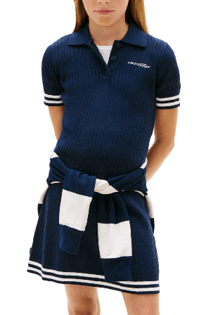 Tommy Hilfiger Sweater Dress SS Klänningar Dam Blå 140