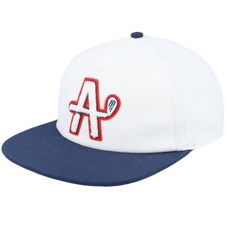 Adidas - Weiss snapback Cap - Us Open Hat White/Navy Strapback @ Hatstore