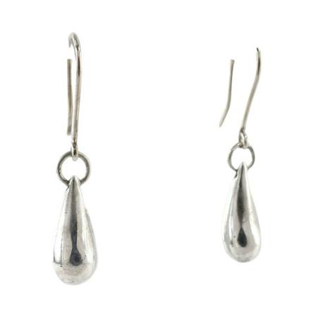 Tiffany & Co. Pre-owned Pre-owned Teardrop Grå, Dame Vintage Smykker, Størrelse: ONE Size