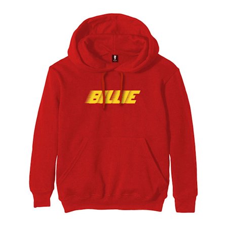 Billie Eilish Unisex Adult Racer Logo Hoodie XXL Röd