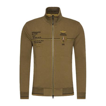 Aeronautica Militare Zipped sweatshirt Grøn, Herre Trøjer
