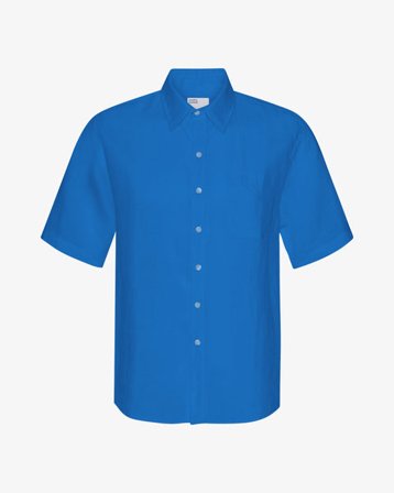 Linen SS Shirt - Pacific Blue - Male - 2XL