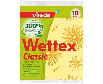 Vileda-Wettex 10 pack-10 stykk oppvaskkluter -Home & Household Consumables-Rengjøringsmidler