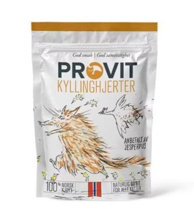 PROVIT Frysetørket Kyllinghjerter til Katt - 40g