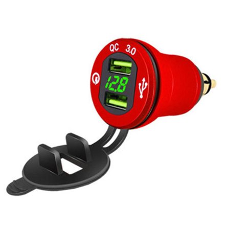 12v-24v Diy Usb Port Uttag Din Laddare Uttag För Tiger För Ducati Motorcykel