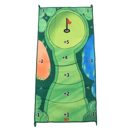 Chipping Game Mat Interaktivt Kastespil Rullende Bærbar 0,3 cm Tykkelse Stick Chipping Mat Sæt