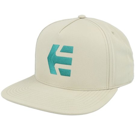Etnies - Icon Tan/Green Snapback Snapback Beige Cap - @ Hatstore