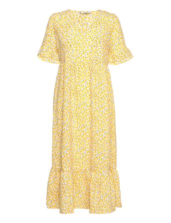 Onlholly S/S Frill Midi Dress Cs Ptm Yellow ONLY