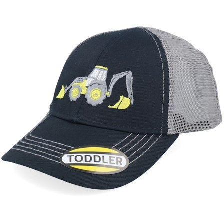 John Deere - Svart trucker Caps - Kids Mesh Back Tractor Emb. Black/Grey Trucker @ Hatstore