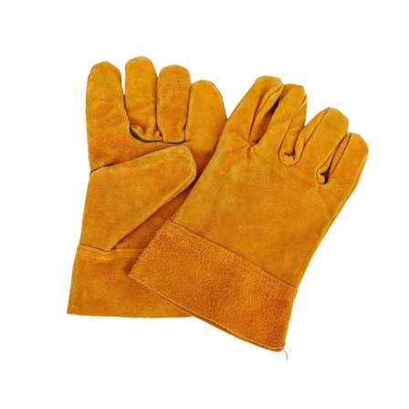Flammbeständiga handskar läder svetshandskar handskydd mot skärning