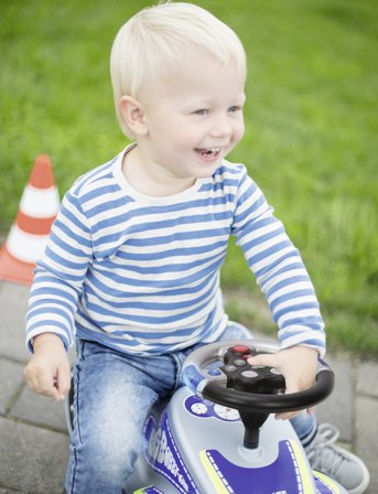 BIG Big Bobby Car Ratt Med Räddningstjänst Ljud - Multi/patterned - ONE SIZE