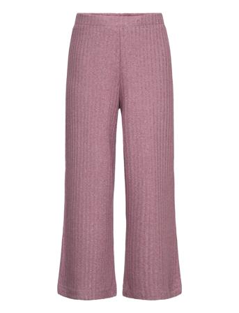 Trousers Wide Rib Bukser Lilla Lindex*Betinget Tilbud