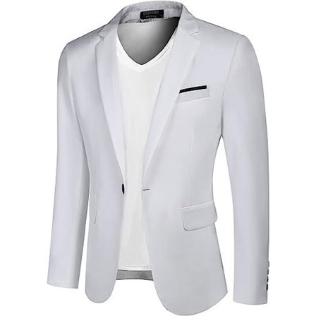 Herr Regular Fit Athleisure Blazer Casual Kostym