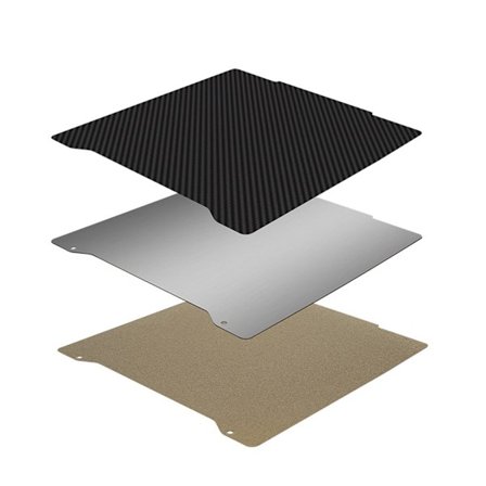 PEI PET-ark 196,3x190mm 3D-skrivare Värmebädd Texturerad PEI PEY Slät PET Kolfiber Dubbelsidig Fjäderstålplåt