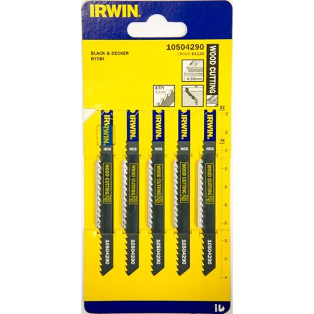 Irwin 10504290 Stikksagblad 100 mm, 8 TPI, 5-pakning, Maskintilbehør & forbruk
