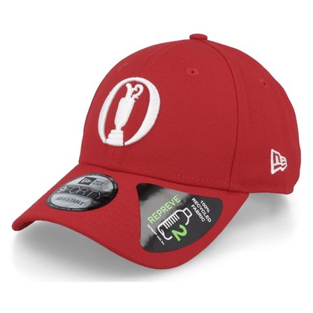 New Era - Rød adjustable Caps - Repreve 9FORTY Opench Scarlet Adjustable @ Hatstore