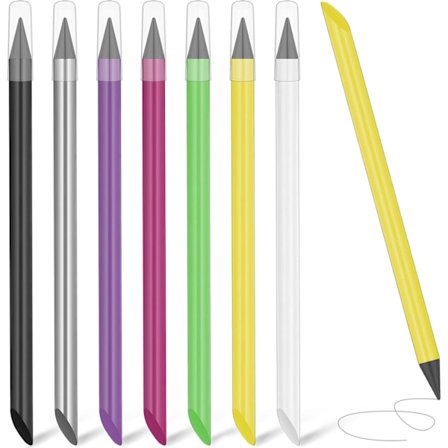 7 st Bläckfri Penna, Portabel Infinity-penna, för Skrivning, Ritning, Hemmakontor Studenter Tillbehör - Slumpmässig Färg