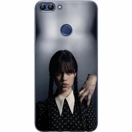 Huawei P Smart Genomskinligt Skal Wednesday Addams