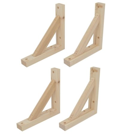 4 Pakn Hyllebraketter L Brakett Sconce Brakett