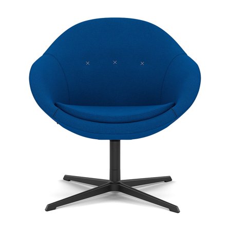 Varier Furniture Kokon Club - Blue Wool - Black base