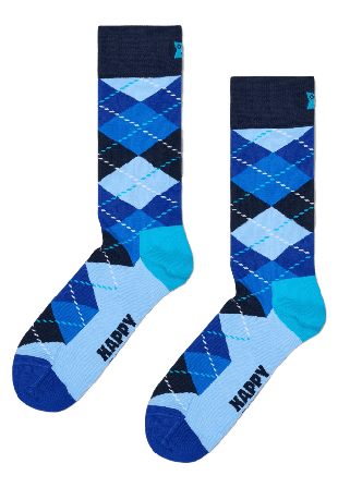 Happy Socks Argyle Sock Strumpor Unisex Blå 41-46