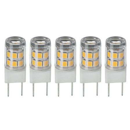 Paket med 5 LED-lampa Majslampa 2W 110V