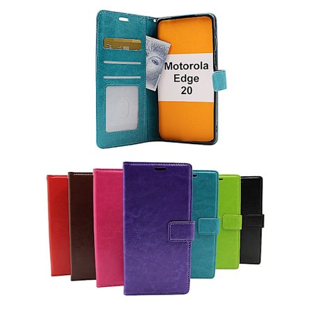 Crazy Horse Wallet Motorola Edge 20