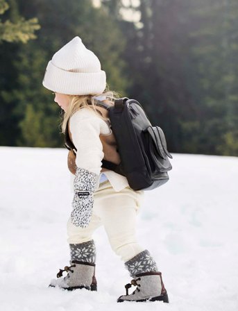 Elodie Details Backpack Mini - Black Leather - Black - ONE SIZE