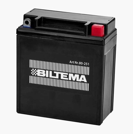MC-batteri SMF 12 V 5 Ah 119 x 61 x 131 mm - Biltema