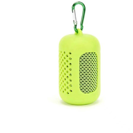 Kjølehåndkle, Ishåndkle, Svetteabsorberende Ishåndklær med Silikon Oppbevaringspose for Yoga, Basketball, Camping, Fotturer, Gym & Golf, Grønn (5-