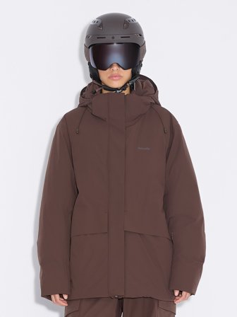 Holzweiler Women's Tryvann Down Jacket - Dk. Brown - Women's - S