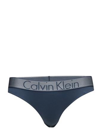 Thong Stringtrosa Underkläder Blå Calvin Klein