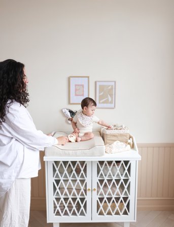 Cam Cam Copenhagen Diaper Caddy - Ocs - Beige - ONE SIZE