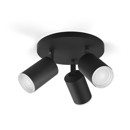 Philips Hue Fugato 929003810101 Spotlys Sort, Belysning