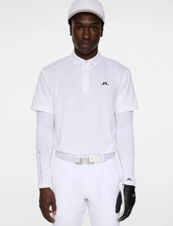 J. Lindeberg Bridge Polo - White - XL/XXL