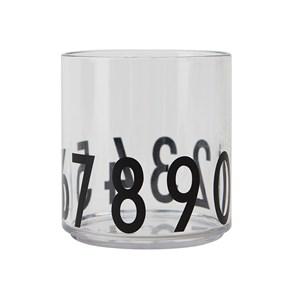 Design Letters Kids 123 Personal Drinking Glass One Size - Tableware - One size - White - Junge